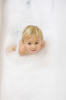 © Tomsickova - Little boy in the bathroom. Child bathing with a lot of foam