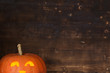 © Maya Kruchancova - Halloween pumpkin on old wooden background