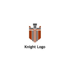 Wall Mural - Warrior Knight Logo Stock Vector