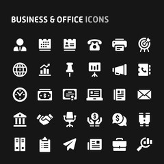 Business & Office Vector Icon Set.