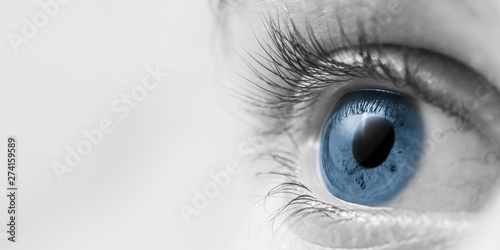 Fotografía Closup Of Blue Eye