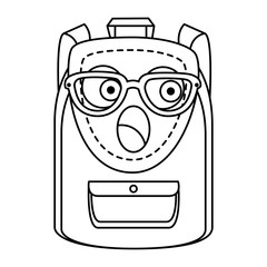 Sticker - school bag supply kawaii comic character