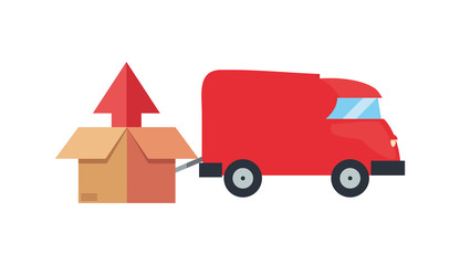 Poster - fast delivery related icon vector ilustrate