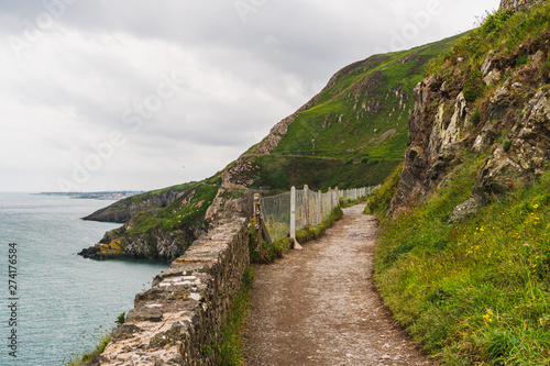 Fotografía The scenic Bray to Greystones Cliff Walk in Wicklow, Ireland