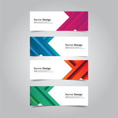 Vector Abstract design banner web template