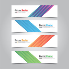 Vector Abstract design banner web template