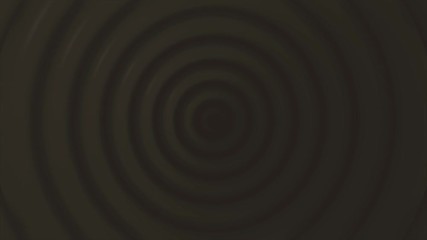 Poster - Abstract background with narrowing brown circles with white glitch effect. Animation. Hypnotizing tunnel of moving dark brown rings, seamless loop.