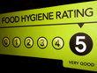 VERY GOOD food hygiene rating from the United Kingdom Food Standards Agency