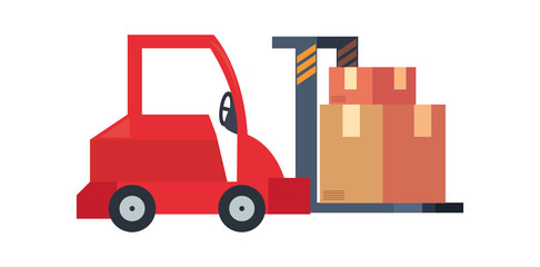 Canvas Print - fast delivery related icon vector ilustrate