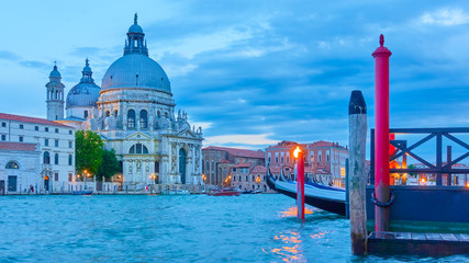 Wall Mural - Grand Canal in Venice at twilight