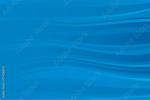 Vector illustration of clean flow background in blue.