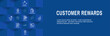 Customer Rewards Icon Set and Web Header Banner Design
