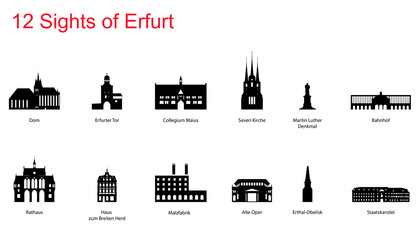 12 sights of erfurt