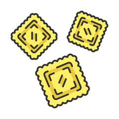 Sticker - Ravioli color icon