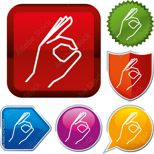 Set shiny icon series on buttons. Perfect.