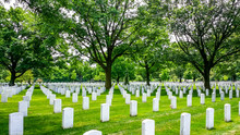 Arlington Cemetery In Virginia, America
