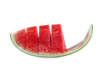 watermelon isolated on white