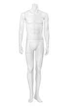 Front View Of Male Mannequin Isolated On White