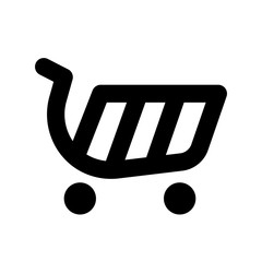 Aufkleber - Shopping basket, icon, sign, symbol.