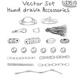 Hand drawn SET FOR CREATING COST HANDLES