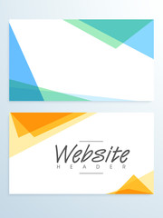 Sticker - Website header or banner set.