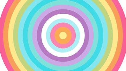 Wall Mural - abstract ray burst rainbow background. soft gradient pastel colorful comic graphic with radial strip