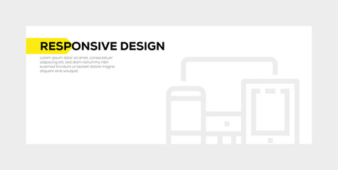RESPONSIVE DESIGN BANNER CONCEPT