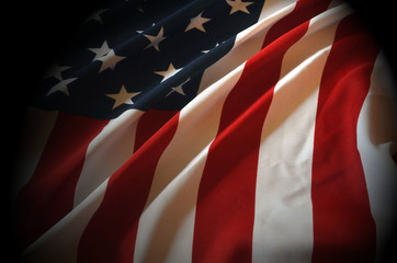 Flag USA as a patriotic background