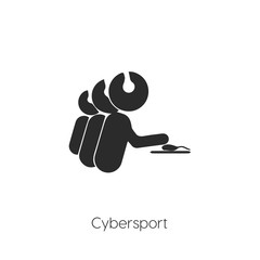 Poster - cybersport icon vector symbol sign