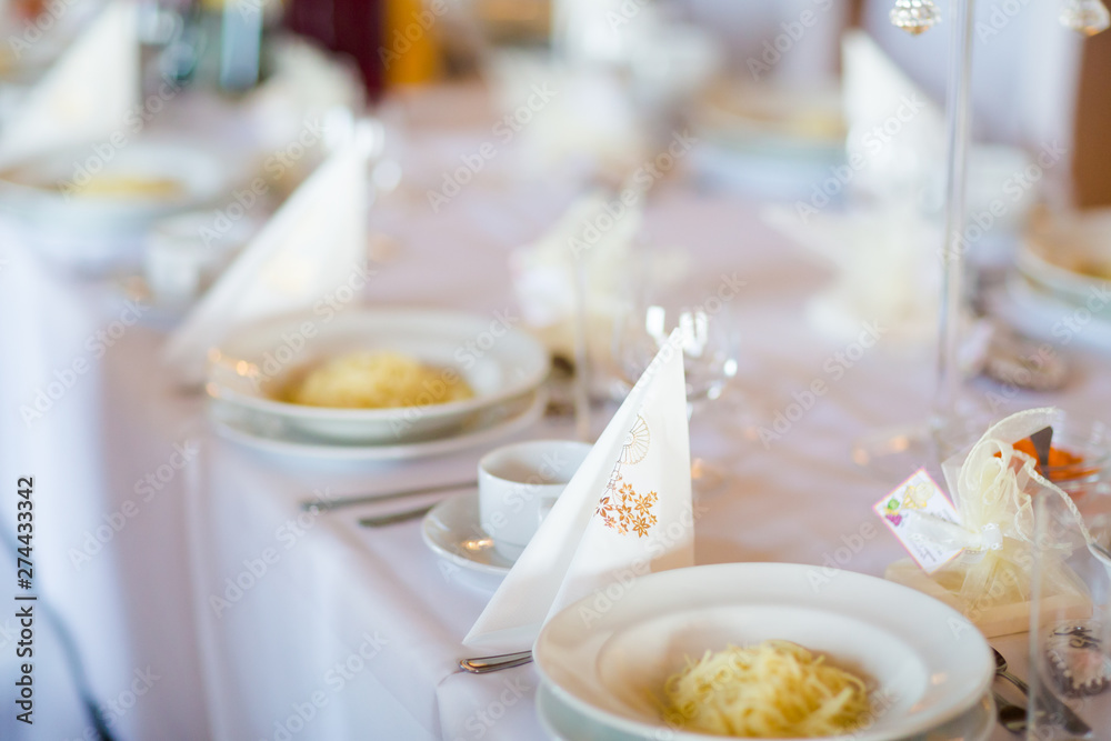 Fotografie Obraz Beautiful First Holy Communion Table Decoration