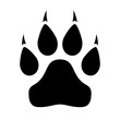 Animal paw icon with claws