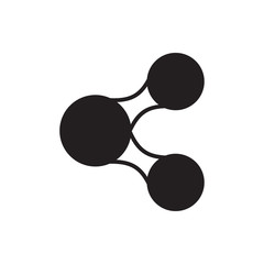 Wall Mural - share vector icon
