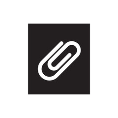 Wall Mural - attachment vector icon