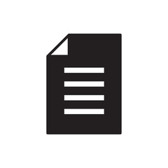Wall Mural - document vector icon