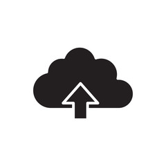Wall Mural - upload cloud vector icon