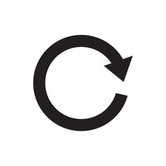 Wall Mural - reload vector icon
