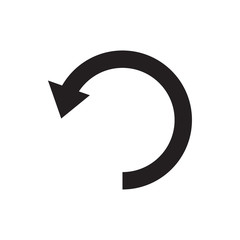 Wall Mural - undo vector icon