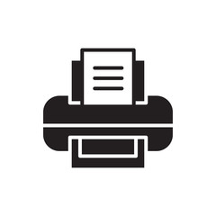 Wall Mural - printer vector icon