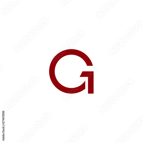 letter G icon logo design concept Tableau sur Toile