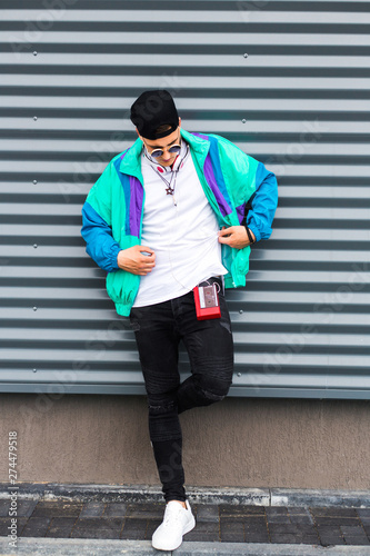 90's retro outfit for men