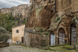 Pitigliano - widok na mury obronne, Toskania