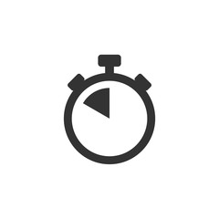 Poster - Time icon template black color editable. Clock symbol Flat vector sign isolated on white background. Simple logo vector illustration for graphic and web design.