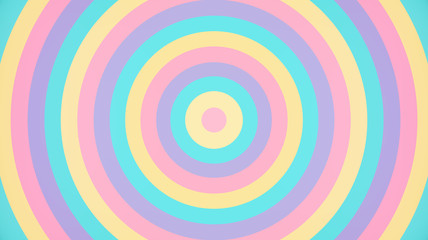 Abstract geometric ray burst rainbow background. Soft gradient pastel Colorful Comic graphic with radial stripe pattern