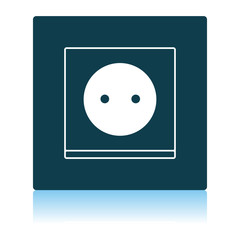 Sticker - Europe Electrical Socket Icon