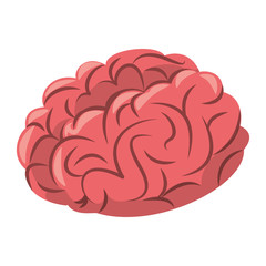 Sticker - Human brain intelligence and creativity cartoons