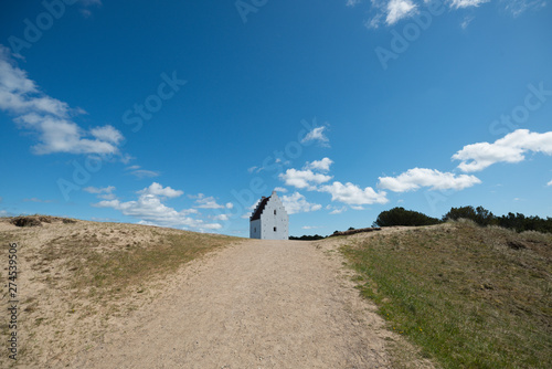 Fotografía silted, church, skagen, denmark, jutland