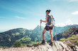 © XtravaganT - Fit young woman hiking in the mountains
