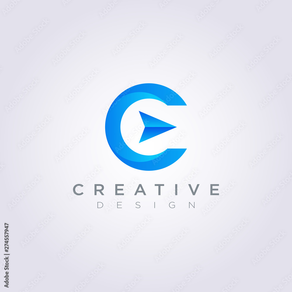 Arrow Compass Vector Illustration Design Clipart Symbol Logo Template ...