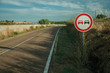 © Celli07 - NO OVERTAKING traffic sign in a road near Elvas