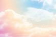  cloud background with a pastel colour